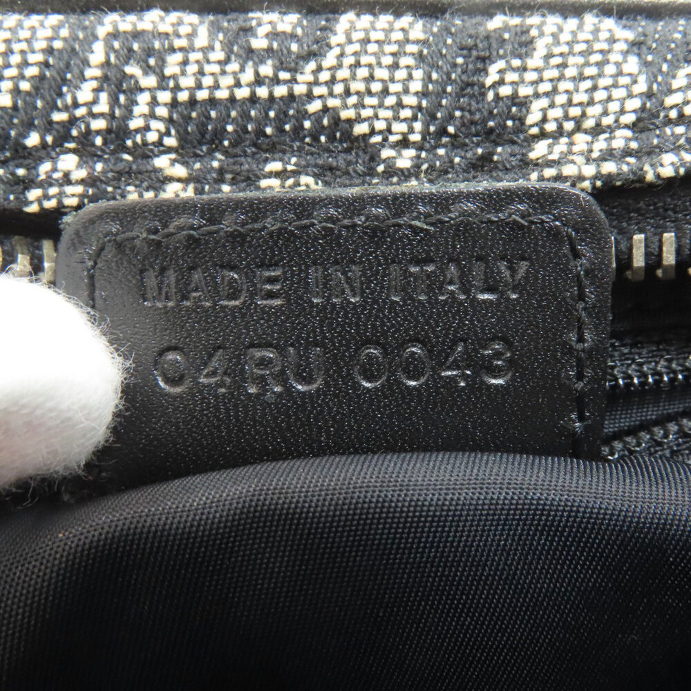 CHRISTIAN DIOR Black Canvas Trotter Shoulder Bag - Picture 7 of 16